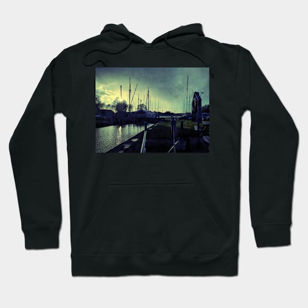 Heybridge Basin Lock Hoodie by newbeltane